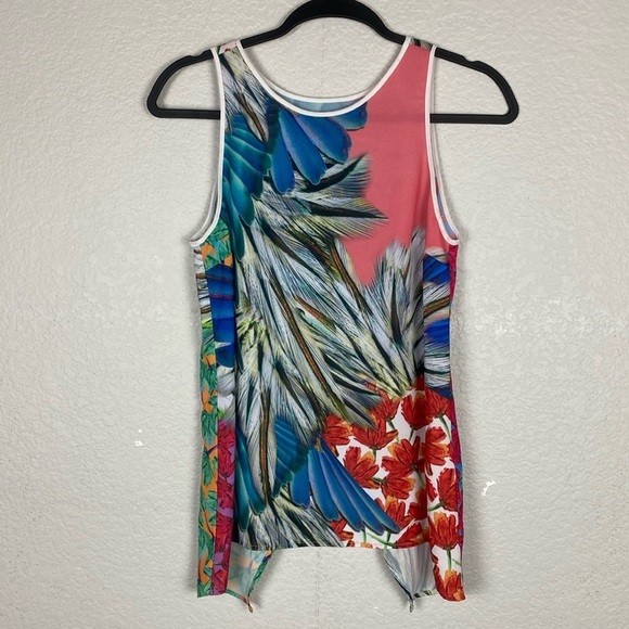 Clover Canyon printed flyaway back tank top - Picture 2 of 8